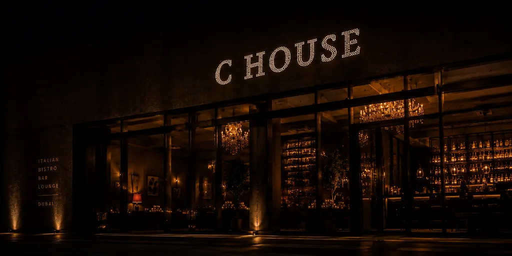 C HOUSE Night View