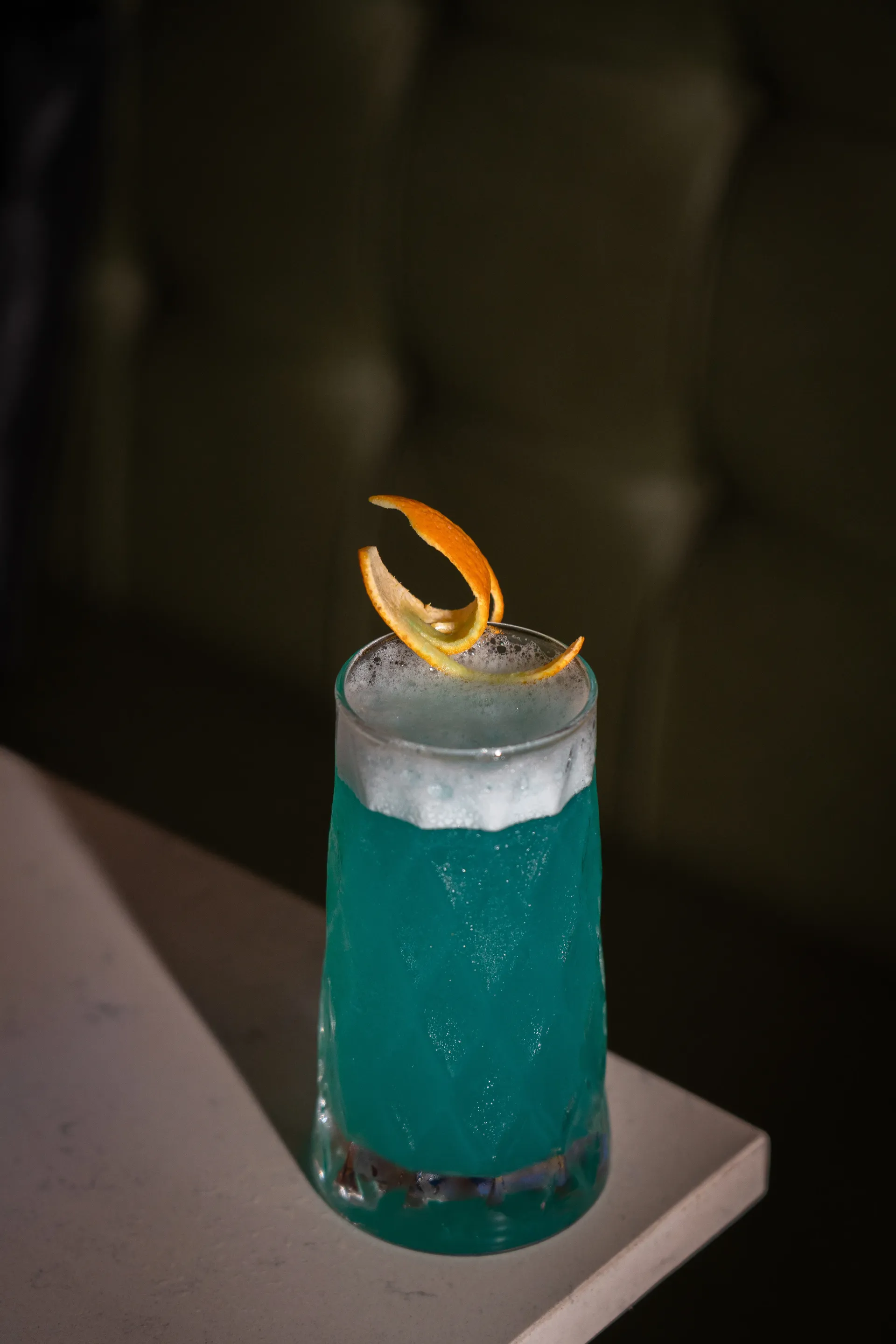 Blue mocktail