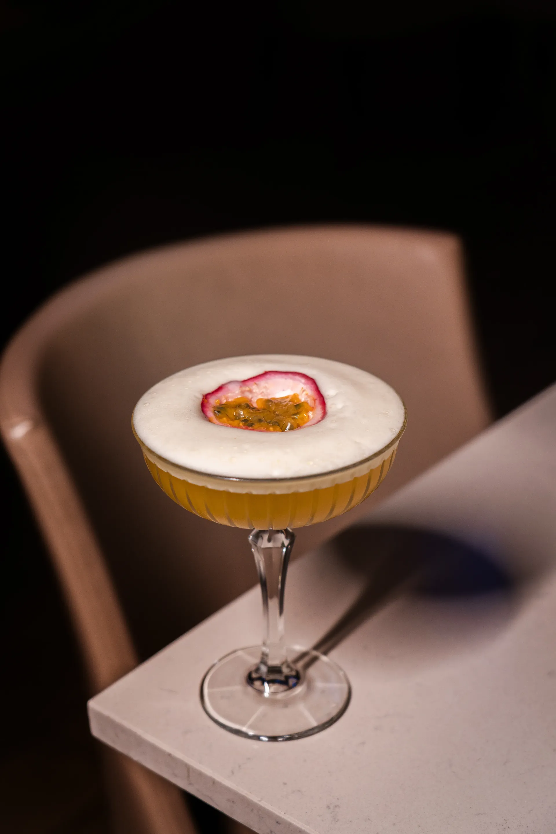 Yellow mocktail